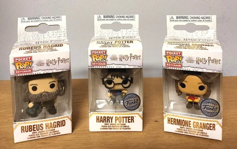Harry Potter POP Schlüsselanhänger Sonderedition 3fach
