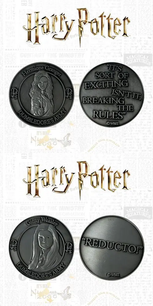 Harry Potter Sammelmünzen Doppelpack Dumbledore's Army