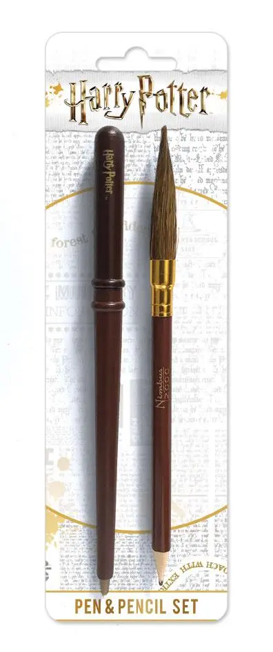 Harry Potter Schreibset 2-teilig Wand & Broom