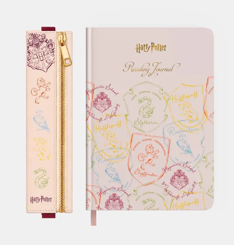 Harry Potter The Readers Club Lesejournal mit integrierter Tasche Englisch *Englische Version*