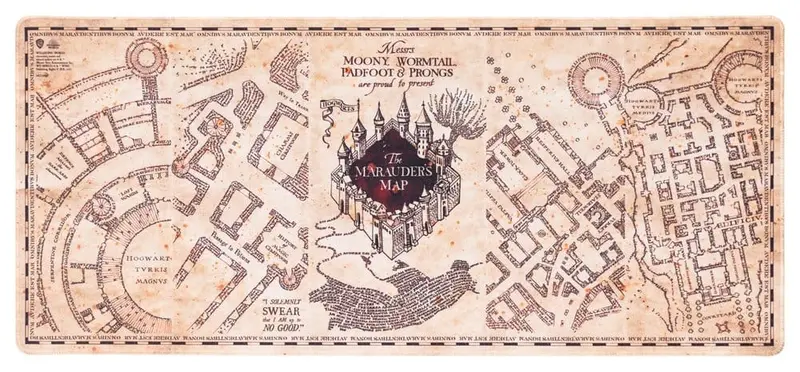 Harry Potter XL Mauspad Karte des Rumtreibers 80 x 35 cm