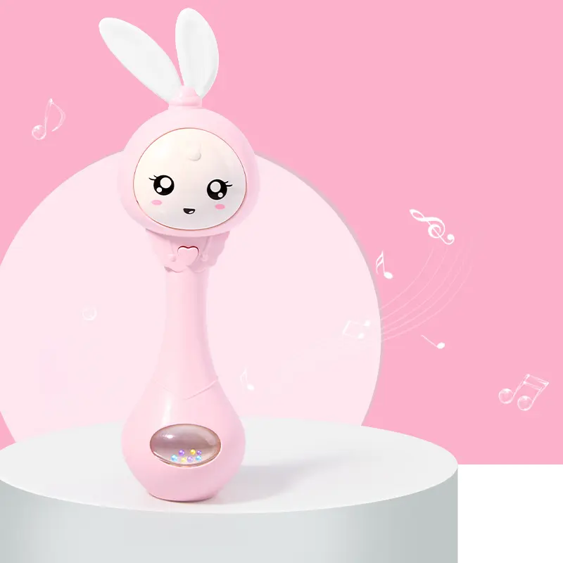 Hasenrassel mit Licht & Sound | Baby 0–12 Monate – Bimbino
