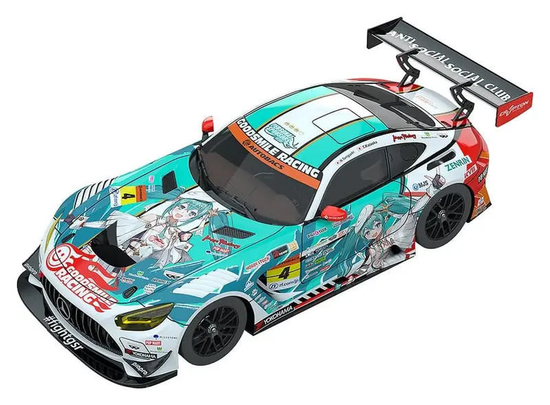 Hatsune Miku GT Project Fahrzeug 1/64 AMG 2023 Season Opening Ver. 7 cm