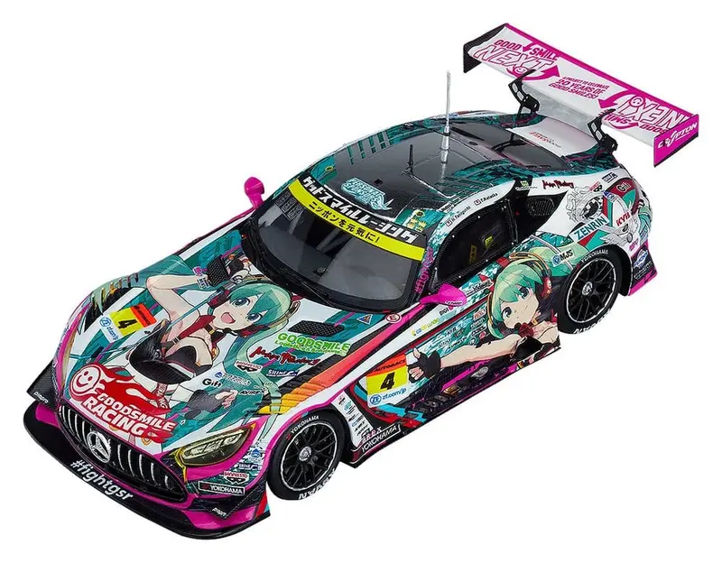 Hatsune Miku GT Project Fahrzeug 1/64 Hatsune Miku AMG 2020 SUPER GT Ver. 7 cm