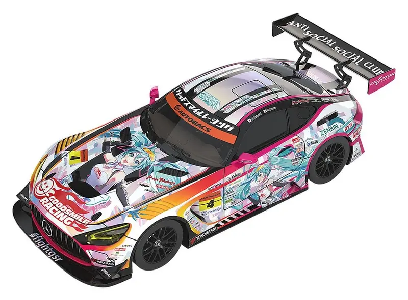 Hatsune Miku GT Project Fahrzeug 1/64 Hatsune Miku AMG 2021 SUPER GT Round 5 Ver. 7 cm