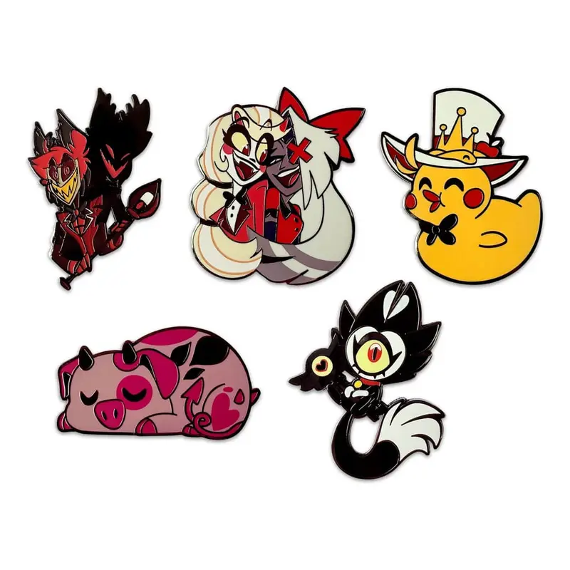 Hazbin Hotel Ansteck-Pins Set 5 cm (6)