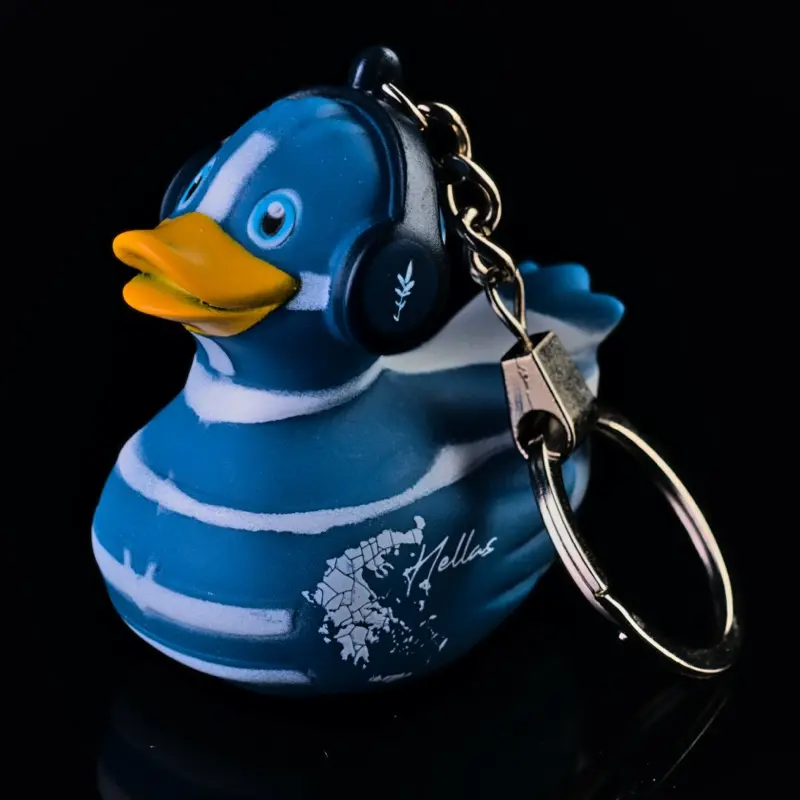 Hellas Griechenland Ente Schlüsselanhänger Duckychain Ducklin