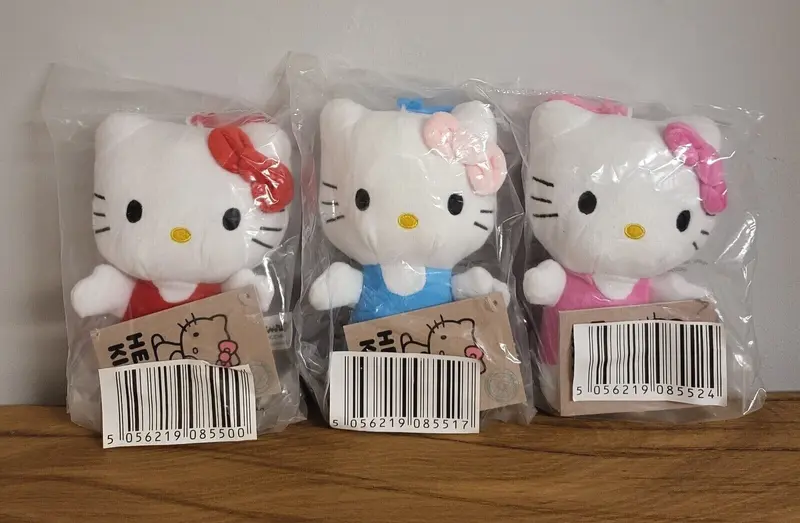 Hello Kitty Plüsch Schlüsselanhänger Bagclip Tasche Kinder Spielzeug ca. 17cm