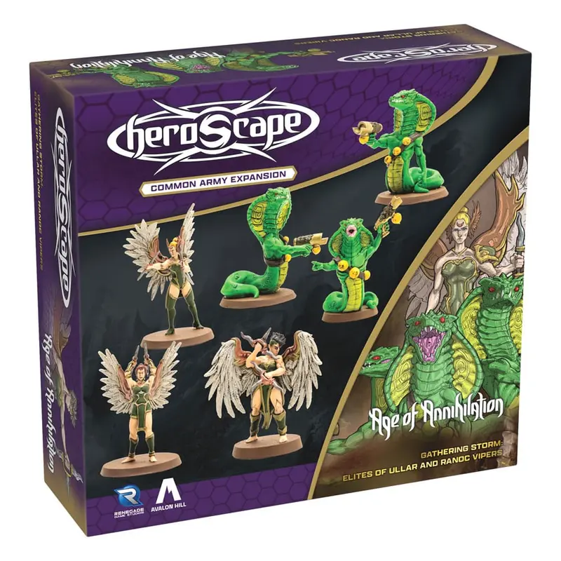 Heroscape Armeeerweiterung Age of Annihilation Elites of Ullar & Ranoc Vipers (Common) *Englische Version*