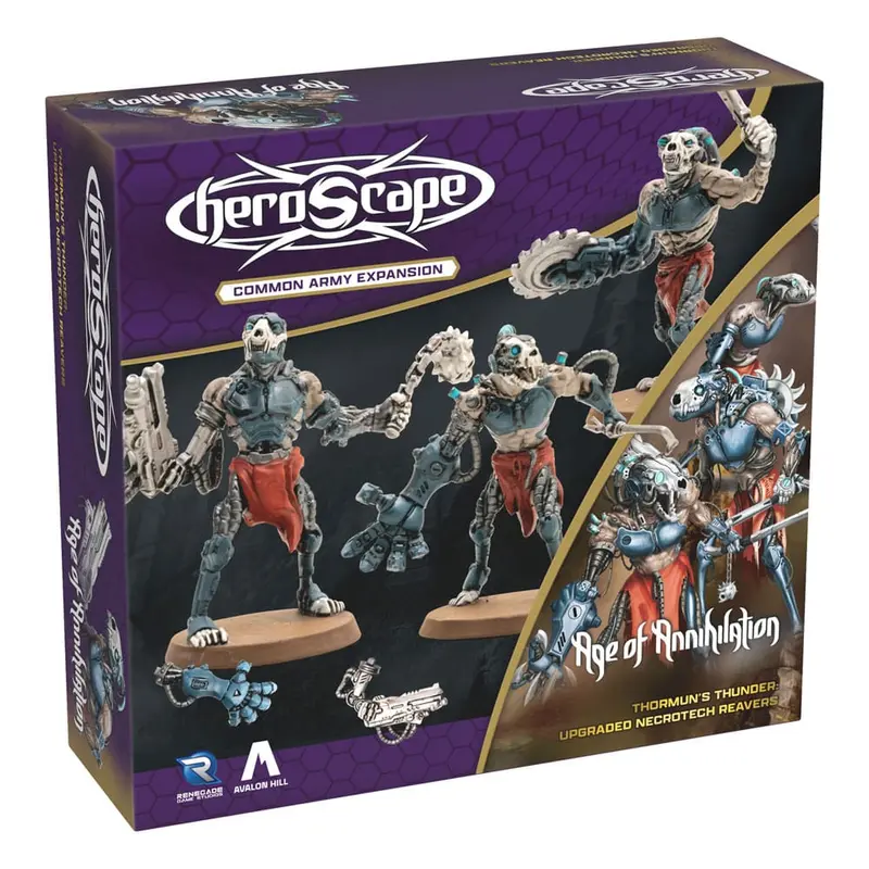 Heroscape Armeeerweiterung Age of Annihilation Upgraded Necrotech Reavers (Common) *Englische Version*
