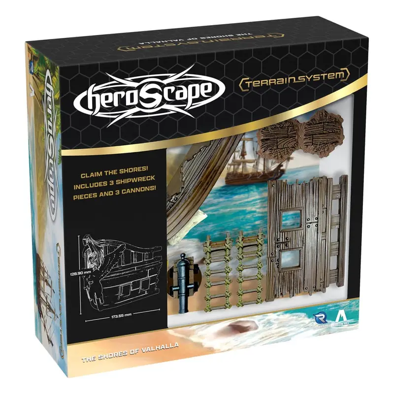 Heroscape Terrain-Erweiterung Shores of Valhalla *Englische Version*