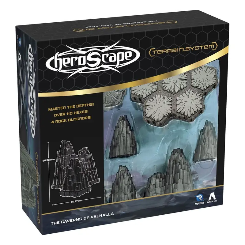 Heroscape Terrain-Erweiterung The Caverns of Valhalla *Englische Version*