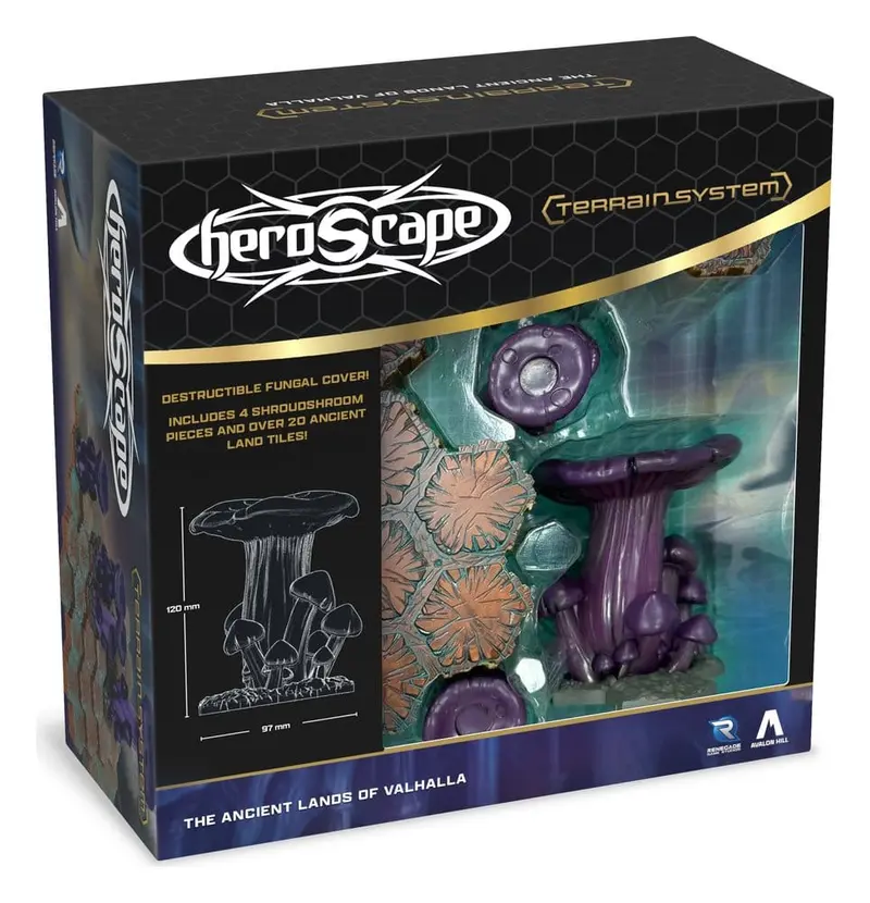 Heroscape Terrainerweiterung The Ancient Lands of Valhalla *Englische Version*