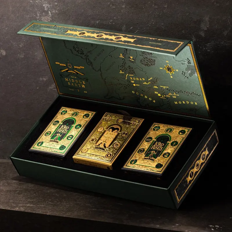 Herr der Ringe Spielkarten Premium Box Set (4 Decks)
