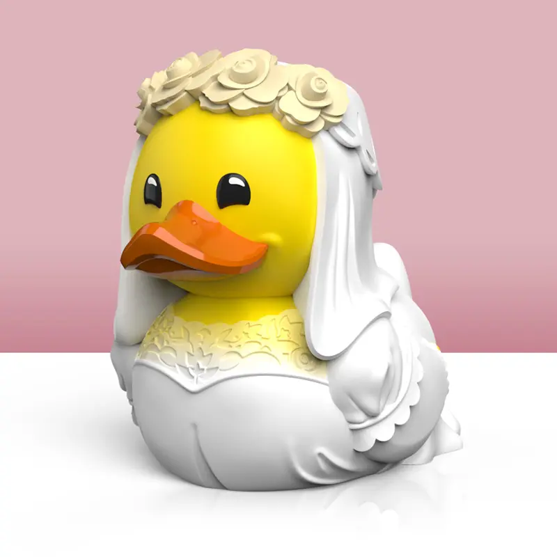 Hochzeit Braut Ente Badeente Sammelfigur TUBBZ