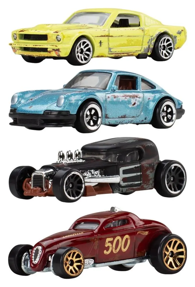 Hot Wheels Silver Series Die-Cast Fahrzeuge 1/64 Vintage 979K Sortiment (10)