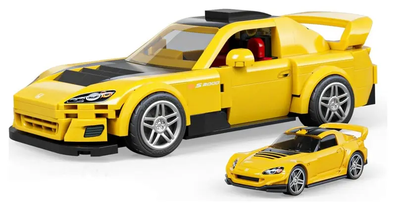 Hot Wheels Speed Series Mattel Brick Shop Bauset 1/32 '07 Honda S2000