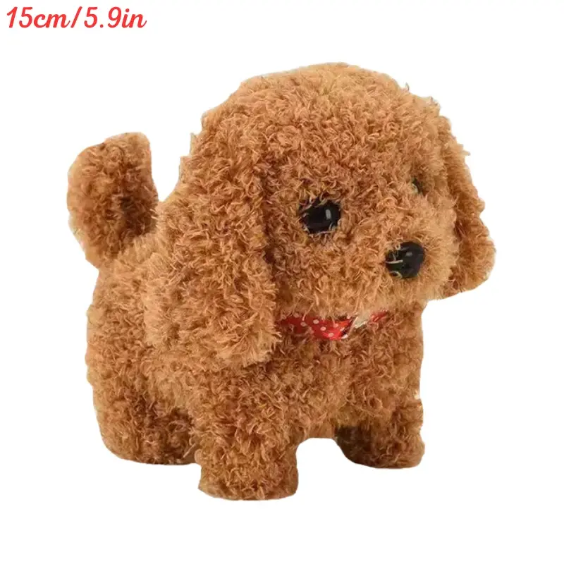 Interaktiver Elektro-Welpe | Plüsch Hund 15 cm – Bimbino