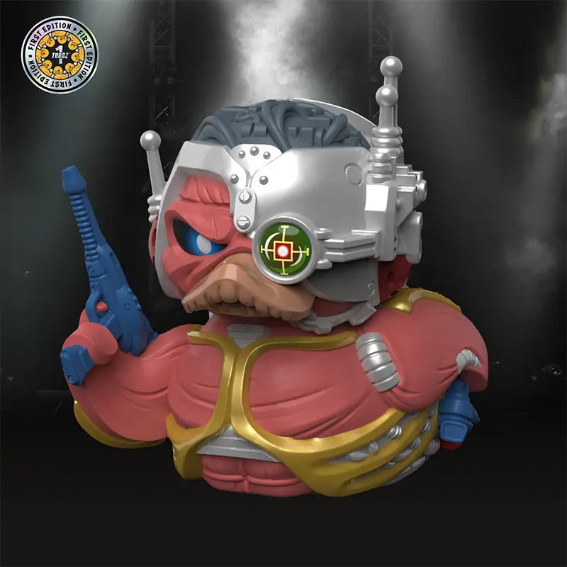 Iron Maiden Eddie Cyborg Ente Badeente Sammelfigur TUBBZ