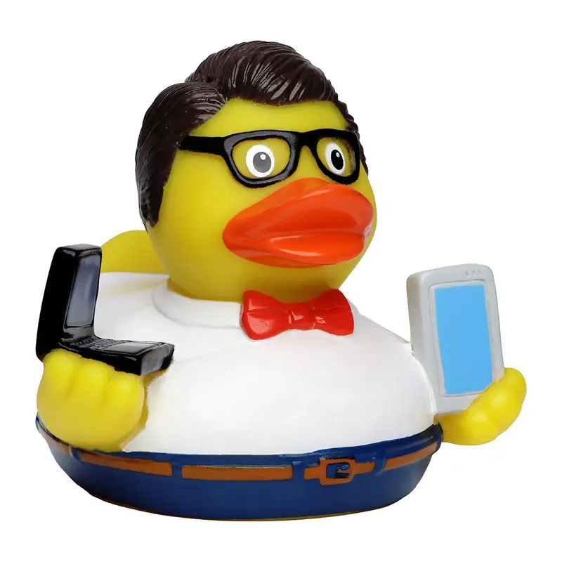 IT Nerd Ente Badeente Quietscheente Schnabels