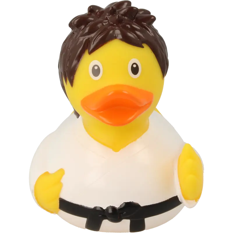 Judo Karate KungFu Ente Badeente Quietscheente Lilalu