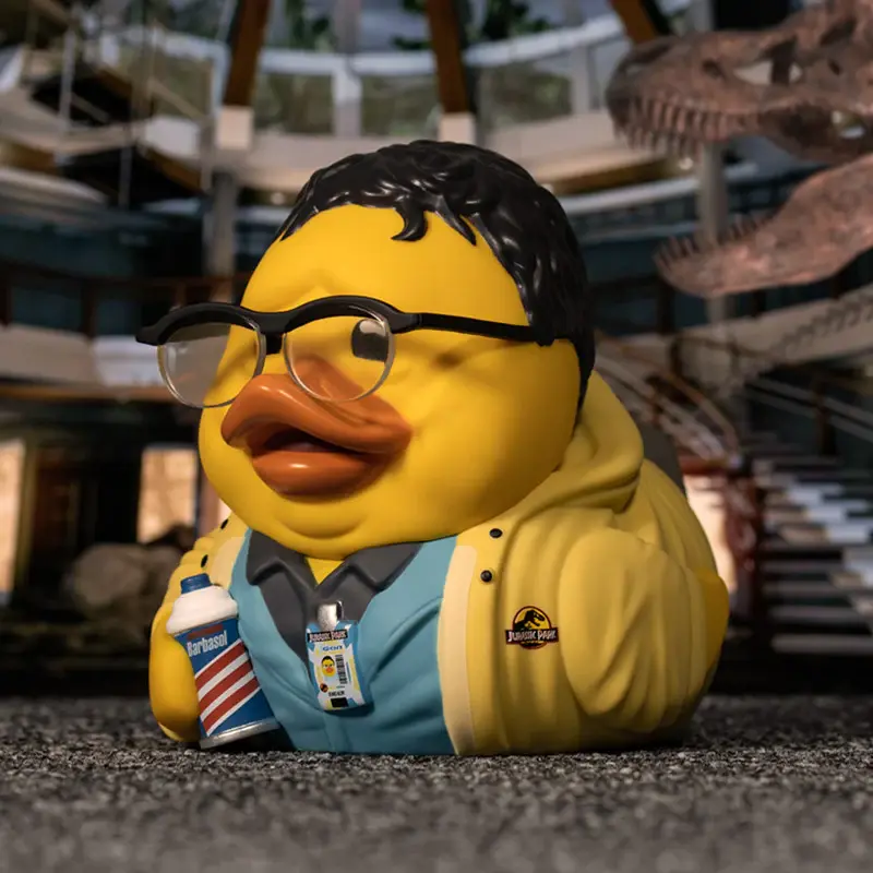 Jurassic Park Dennis Nedry Ente Badeente Sammelfigur TUBBZ
