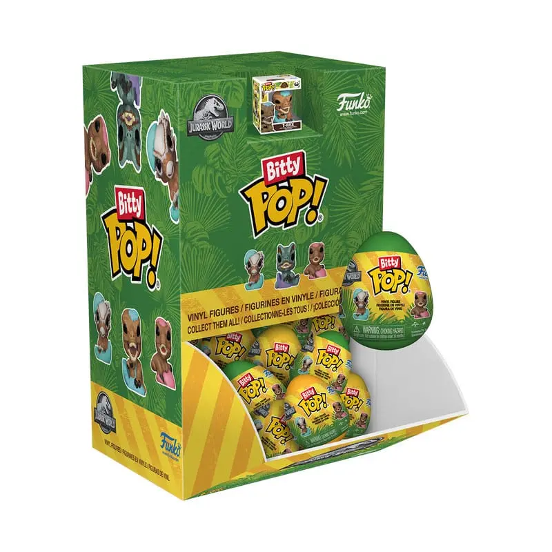 Jurassic Park POP! Vinyl Figuren Easter Egg PDQ Display (24) 2,5 cm