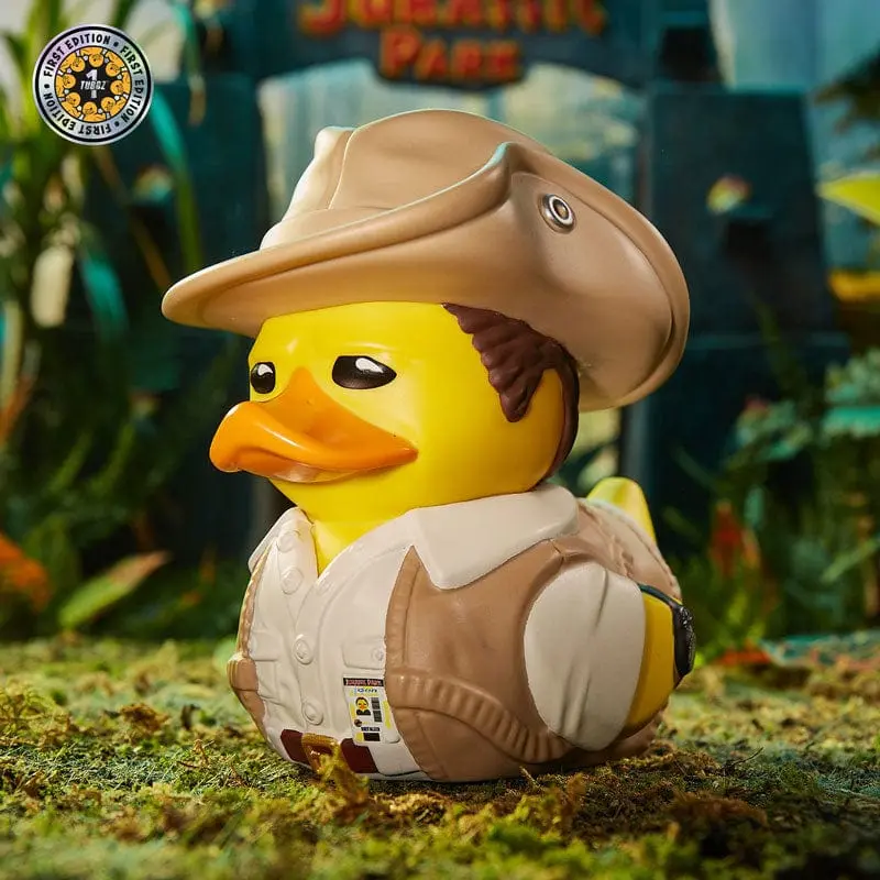 Jurassic Park Robert Muldoon Ente Badeente Sammelfigur TUBBZ