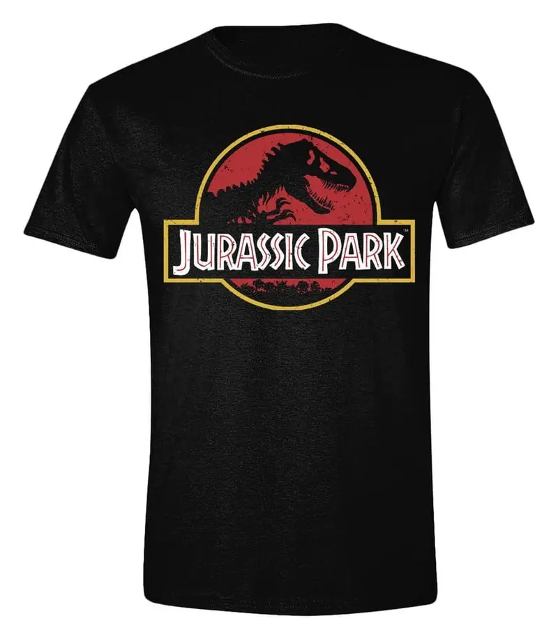 Jurassic Park T-Shirt Vintage Logo Größe L