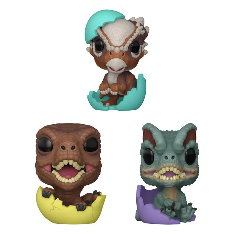Jurassic World Pocket POP! Egg Vinyl Figuren 2 cm Display (16)