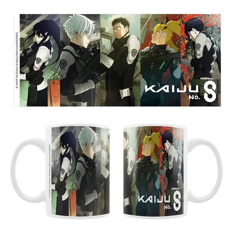 Kaiju No. 8 Keramiktasse Mina, Reno, Kafka, Kikoru, Hoshina