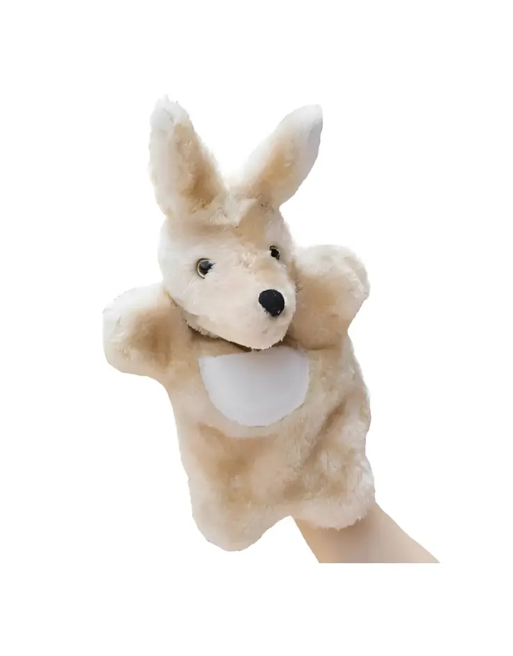 Känguru Handpuppe Plüsch | Rollenspiel für Kinder – Bimbino