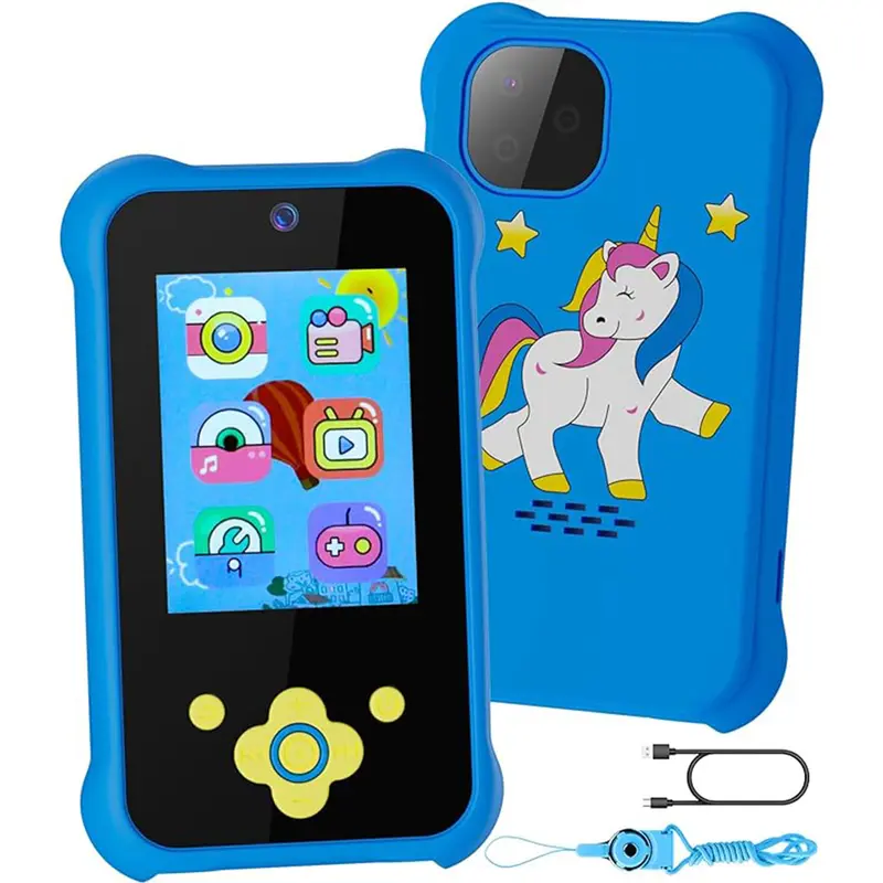 Kinder-Spielzeugtelefon mit Dual-Kamera | 3–8 Jahre – Bimbino
