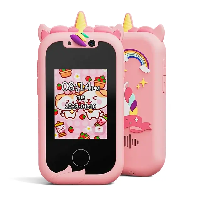 Kinder Spielzeugtelefon mit Touchscreen & MP3 | ab 3 Jahren – Bimbino