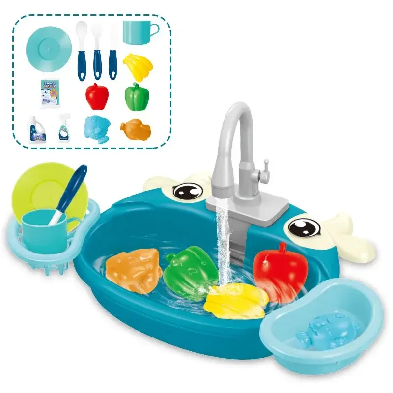 Kinder-Spülbecken Set Outdoor | Wasserspielzeug ab 3 – Bimbino