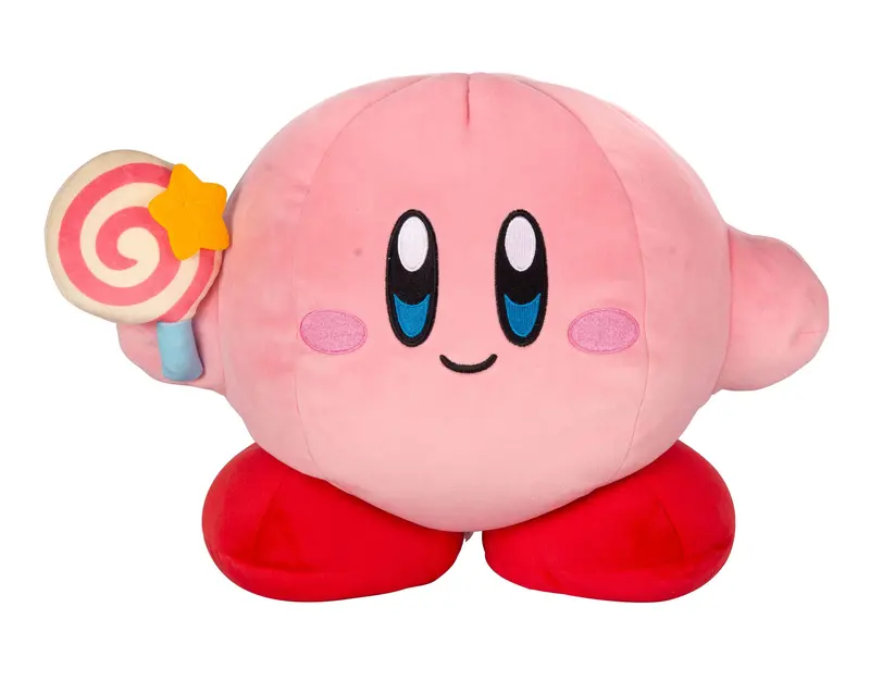 Kirby Mocchi-Mocchi Mega Plüschfigur Kirby mit unbesiegbarem Zauberstab 33 cm