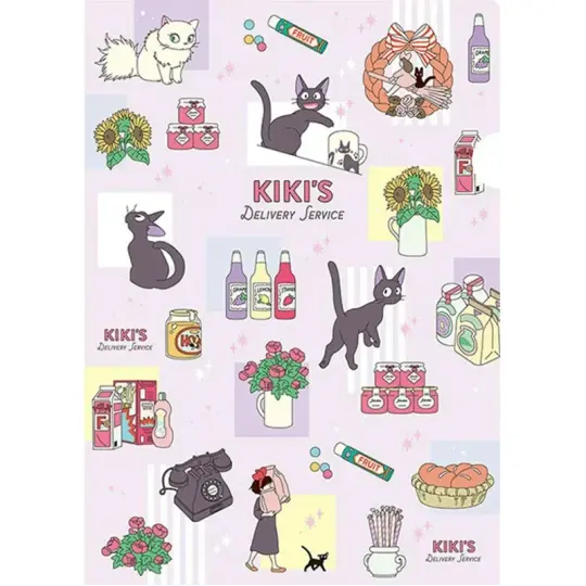 Klarsichthülle Din A4 Jiji Shopping-Serie - Kiki’s Lieferservice