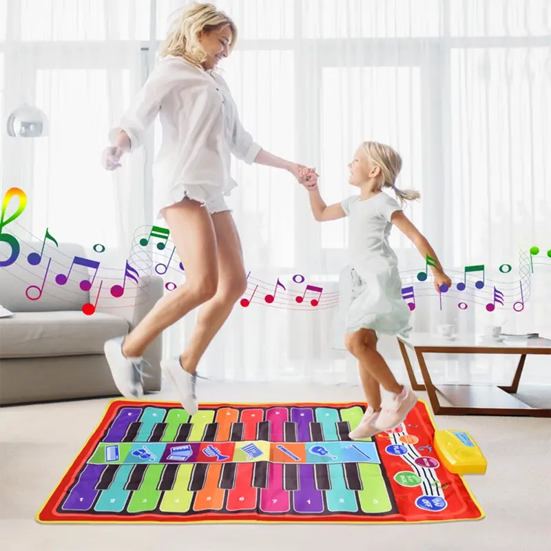 Klavier Spielmatte mit 20 Tasten | Musikmatte ab 3 Jahren – Bimbino