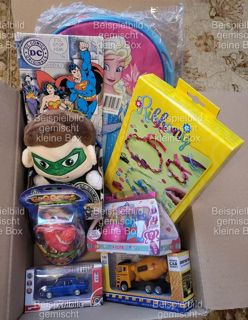 Kleine Mystery Paket Box Spielzeug Mischpaket Neuware Markenware Überraschung Set Geschenk Surprise Mix NEU