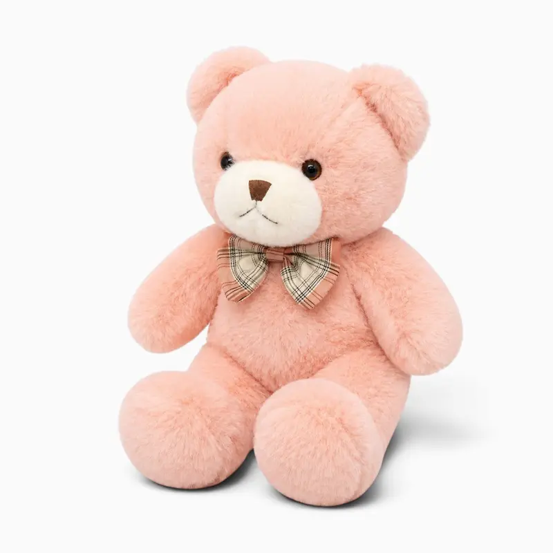 Kleiner rosa Teddybär aus Plüsch
