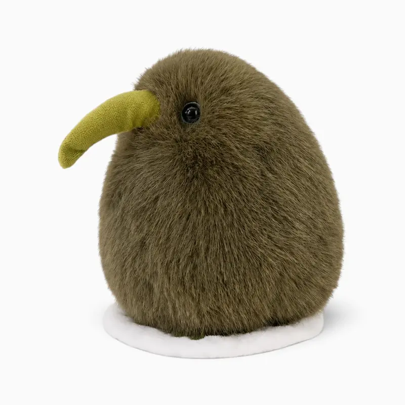 Kleines grünes Kiwi-Kuscheltier