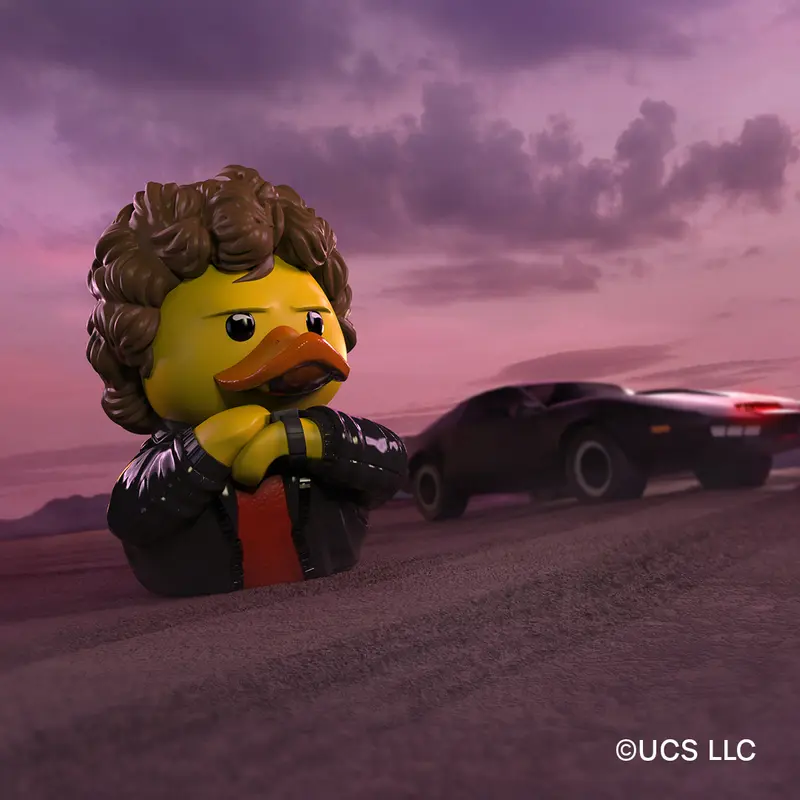 Knight Rider Michael Knight Ente Badeente Sammelfigur TUBBZ