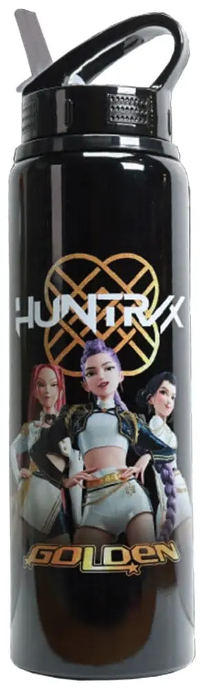 KPop Demon Hunters Flip Top Trinkflasche Golden