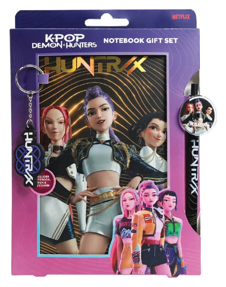 KPop Demon Hunters Notizbuch Geschenk-Set Golden