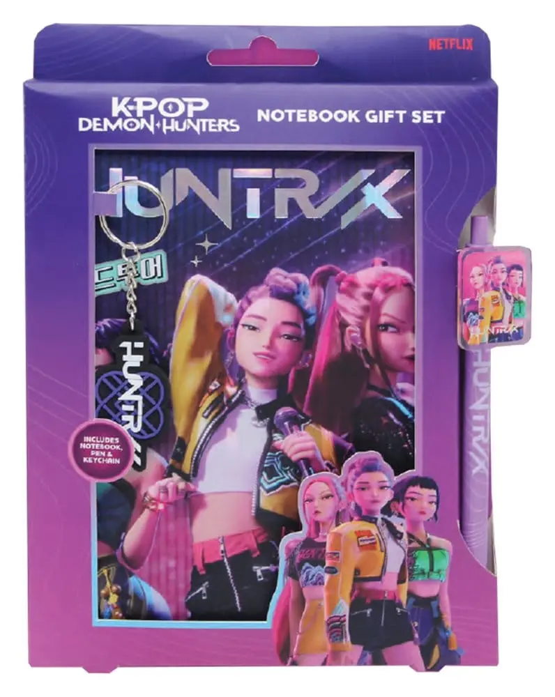 KPop Demon Hunters Notizbuch Geschenk-Set Huntr/x