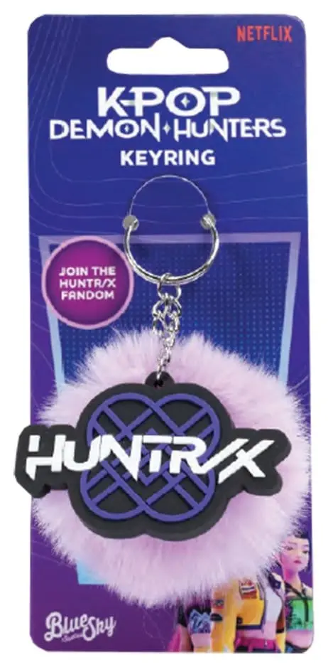 KPop Demon Hunters Pom Pom Schlüsselanhänger Huntr/x