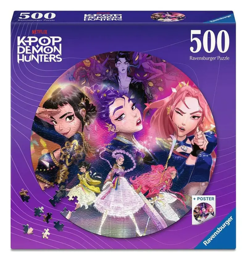 KPop Demon Hunters Rundpuzzle For the fans! (500 Teile)