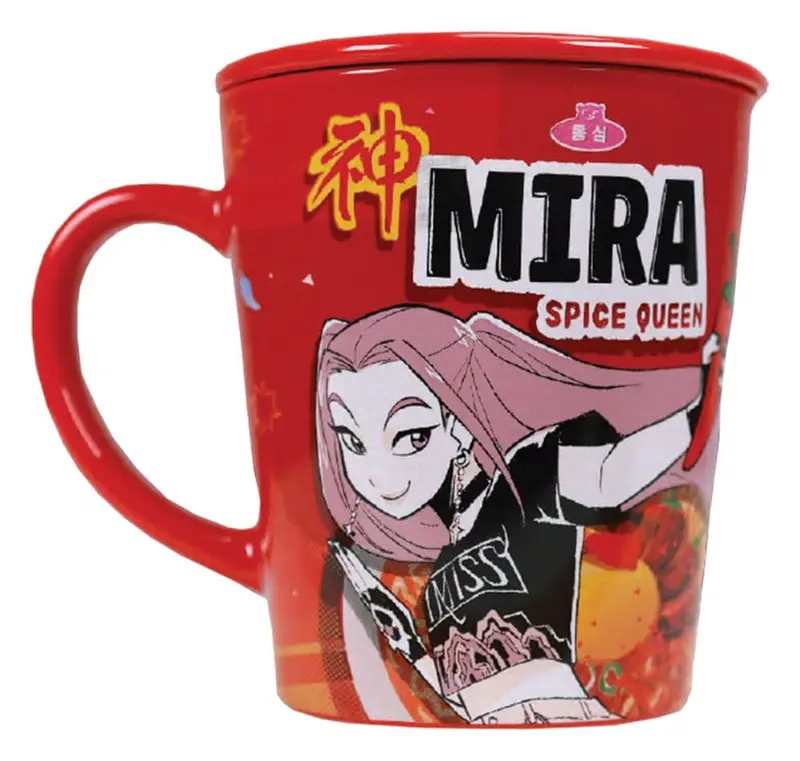 Kpop Demon Hunters Tasse mit Deckel Huntr/x Ramen