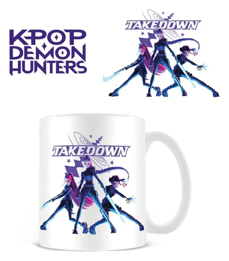KPop Demon Hunters Tasse Takedown White