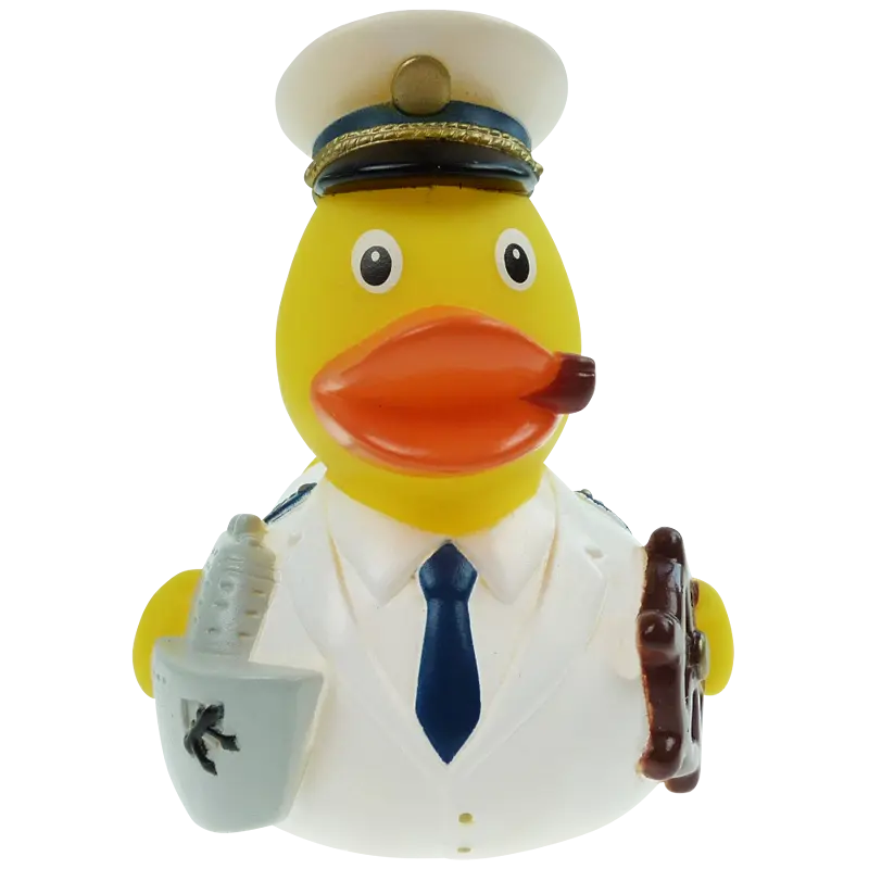 Kreuzfahrt Schiff Kapitän Ente Badeente Quietscheente Factotum